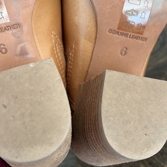 Madewell Harper Mules in Amber Brown size 6 - Picture 6 of 8